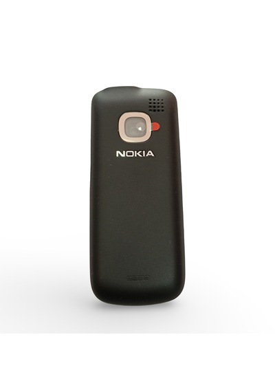 Nokia C2-00 Kasa Nokia C2-00 Uyumlu Full Kasa Siyah Renk Orta Kasa Ön Kapak Arka Kapak Tuş Takımı Yan Düğmeler
