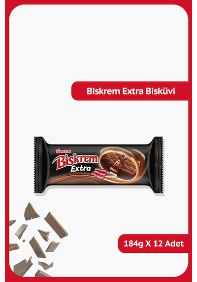 Ülker Biskrem Extra 184 Gr X 12 Adet