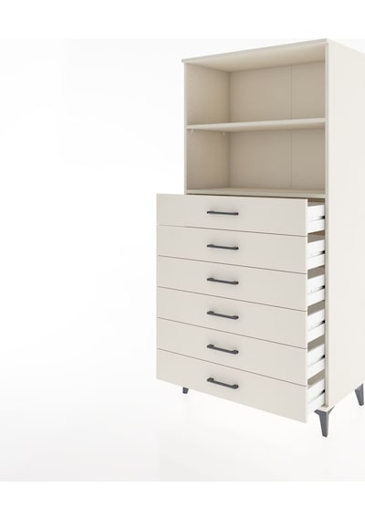 Hyperion Dolap 2 Raflı 6 Çekmeceli 88x44x182 Aytaşı-aytaşı Aytaşı