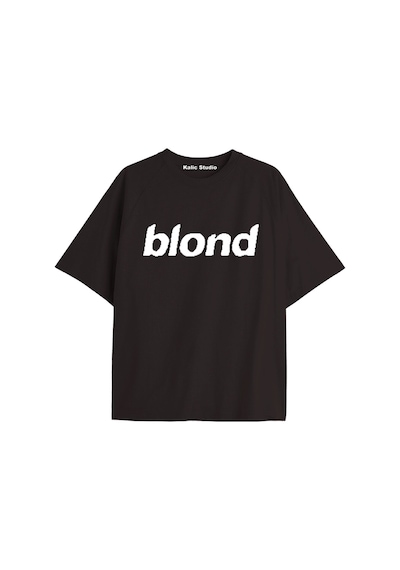 Kalic Studio Unisex Erkek Kadın Blond Frank Ocean Siyah T-shırt Franksiyah18