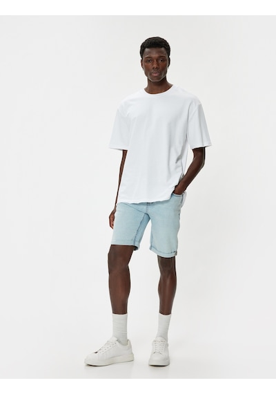 Koton Oversize Kot Şort Bermuda Cep Detaylı Pamuklu Açık İndigo 4sam40093nd Açık İndigo Koton Oversize Kot Şort Bermuda Cep Detaylı Pamuklu Açık İndigo 4sam40093nd Açık İndigo