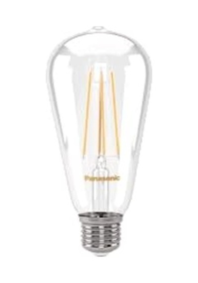 Panasonic E27 Dim Edilebilir Filaman St64 Lamba 7w 806lm 2700k Clear Diğer