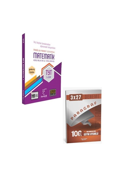 2027 Karekök 2027 Tyt Matematik Mps Konu Anlatımı Soru Bankası 1. Kitap+anla Kazan Paragraf Deneme