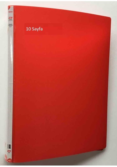Noki Sunum Dosyası 10 Lu - Kırmızı