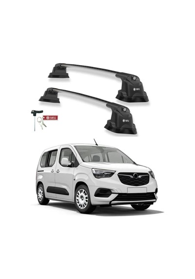 Turtle Opel Combo Life 2019-2025 Ara Atkı Air3 Gri
