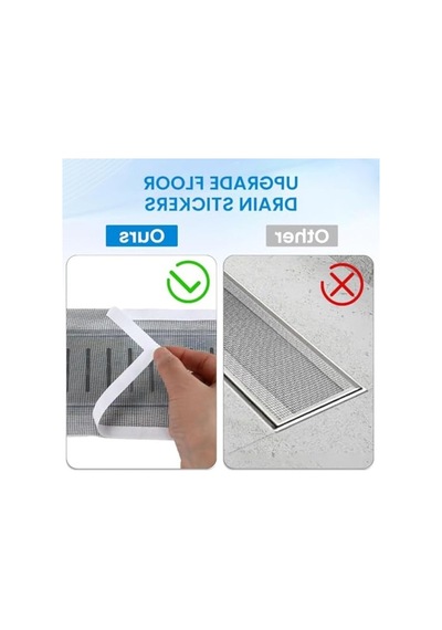 Kesilebilir Pvc File İle Duş Tahliyesi Süzgeci, 4 Metre Uzunlukta Altın