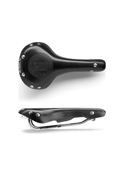 Selle Italia Mitica Vintage L1 Deri Sele 160/288mm Siyah