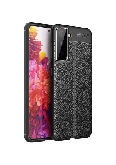 Samsung Uyumlu Galaxy S21 Plus Kılıf Deri Tarzı Niss Silikon Case