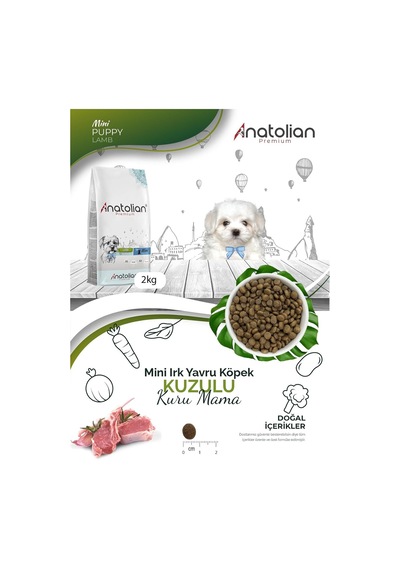 Kuzulu Küçük Irk Yavru Kuru Köpek Maması 2 Kg