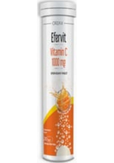 Efervit Vitamin C 1000 Mg 20 Efervesan Tablet