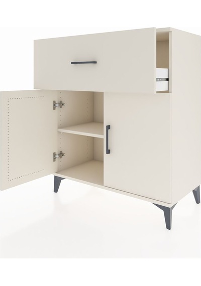 Hyperion Şifonyer Tek Raflı Tek Çekmeceli 2 Kapaklı 88x44x106 Aytaşı-aytaşı Aytası