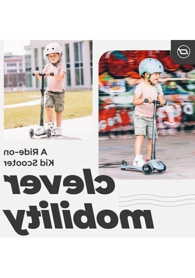 Led Aydınlatmalı Çelik Scooter Açık Füme - Füme - Kahverengi