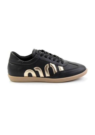 Siyah Altın Kadın Sneaker K01179888809 Siyah