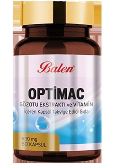 Optimac Göz Otu Ektraktı 60 Kapsül