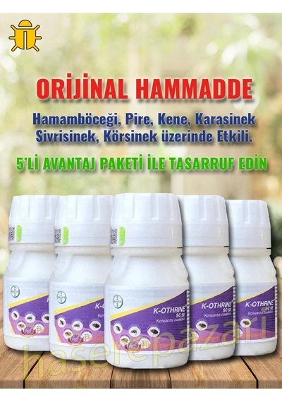 Bayer K-othrine Sc50 Konsantre Genel Haşere 5 x 50 ML