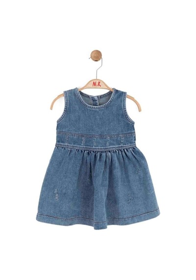Nk Kids Kız Bebek Emilia Elbise Nk-71700 Mavi