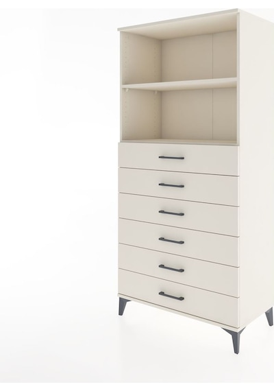 Hyperion Dolap 2 Raflı 6 Çekmeceli 88x44x182 Aytaşı-aytaşı Aytaşı