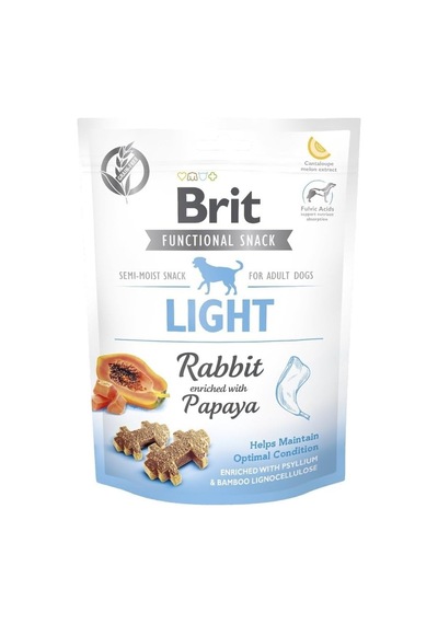 Care Functional Snack, Kilo Kontrolü İçin, Tahılsız, Tavşan Etli Ve Papayalı, Fonksiyonel Yetişkin Köpek Ödülü, 150 G