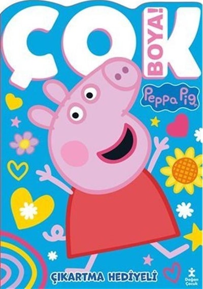 Peppa Pig / Çok Boya Çıkartmalı Dev Boyama Kitabı