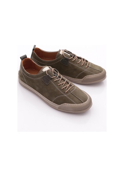 Pierre Cardin 191200 Exclusive Erkek Klasik Ayakkabı Haki Nubuk