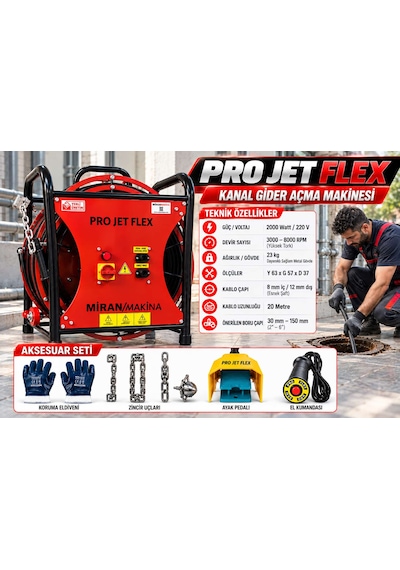 Kanal Açma Makinesi Projet Flex