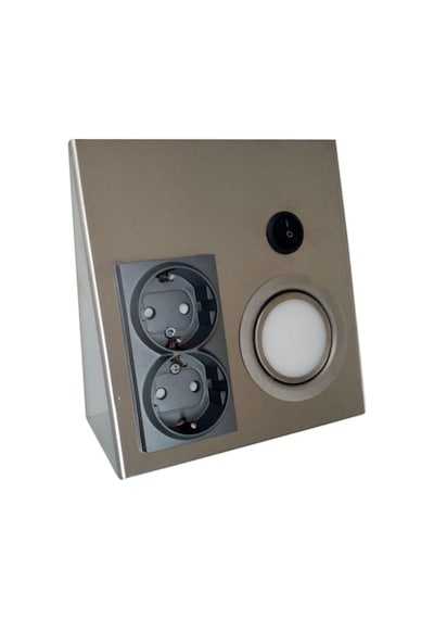 Yigitled Tezgah Altı Prizli Konik Üçgen Spot 3W Led Günısıgı