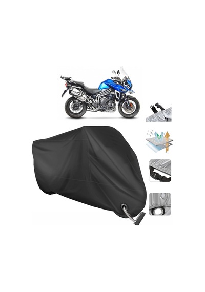 Triumph Tiger Explorer Xr Motor Branda(Kilit Uyumlu-Siyah (457275684)