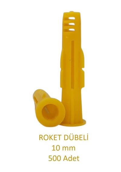 Roket Dübel 10 mm 500 Adet