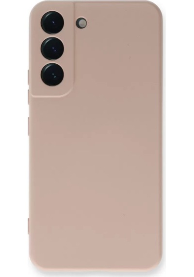 Newface Samsung Galaxy S23 Plus Kılıf Nano İçi Kadife Silikon - Pudra