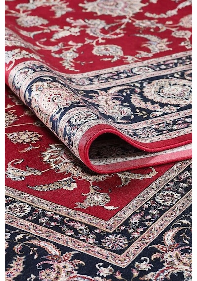 Saray Halı Alhambra Ah15a 120 Tarak Lüks Klasik Salon Halısı Özel Taban Dokulu Bordo - Kırmızı Saray Halı Alhambra Ah15a 120 Tarak Lüks Klasik Salon Halısı Özel Taban Dokulu Bordo - Kırmızı