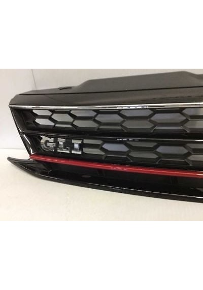Autogp Vw Jetta Gli Ön Panjur Izgara Kırmızı Şeritli 2015+