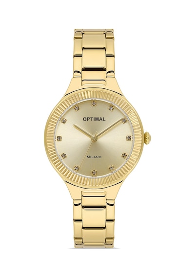 Optimal Opt.03462m.03 Unisex Kol Saati Altın - Siyah