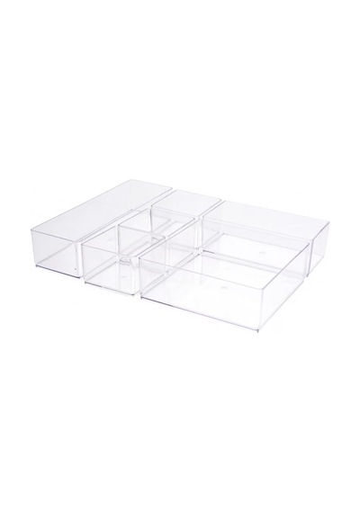 Tanemce 6 Parça Makyaj Takı Hobi Malzemesi Düzenleyici Organizer Kutu Diğer