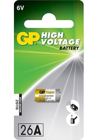 GP Super 26A 6V Yüksek Voltaj Alkalin Pil