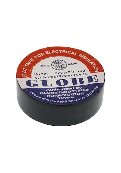 Globe Siyah Elektrik Bandı - İzole Bant