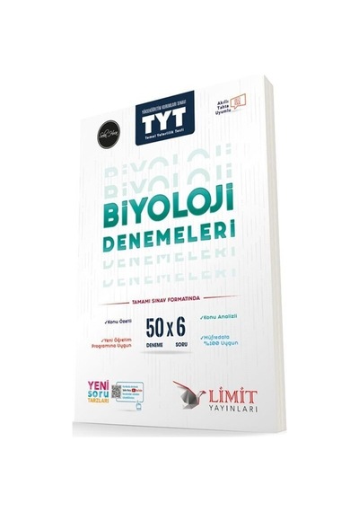 TYT 50'li Biyoloji Deneme -  Limit Yayınları