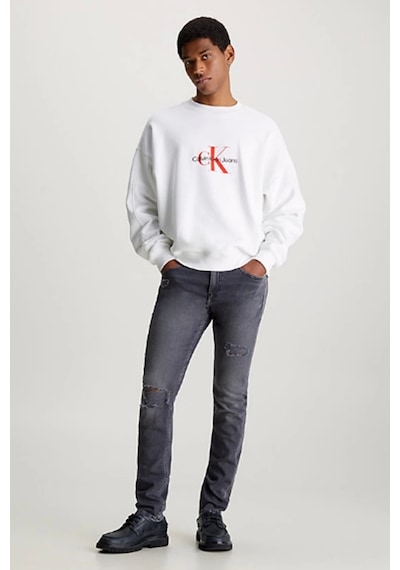 Calvin Klein Erkek Kot Pantolon Açık Gri