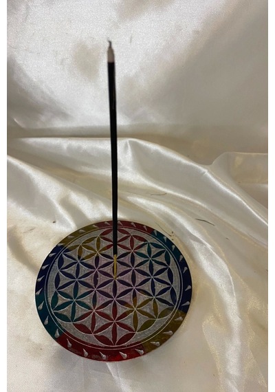 Yaşam Çiçeği Hayat Çiçeği Yaşam Ağacı Hand Made El İşi Feng Shui Ejderha Yılı Doğal Obsidyen Taşı Çubuk Konik Tütsülük