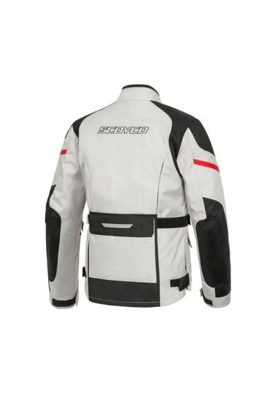 Motoanl Motosiklet Montu 4 Mevsim Long Dayanıklı Oxford Kumaş Yumuşak Astarlı Motor Mont Man Grey