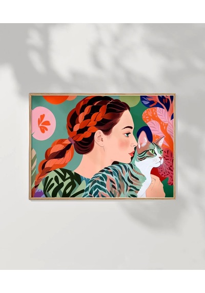 Çerçevesiz Poster Renklerin Ahengi