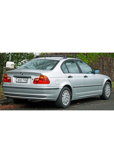 2 x BMW E46 98-01 SEDAN ARKA TAMPON BANDI SAĞ-SOL SİYAH