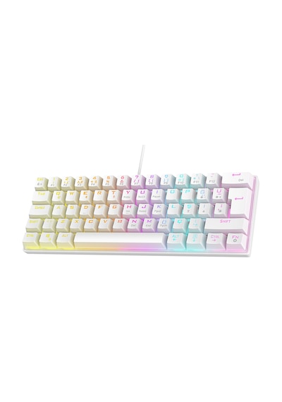 Rampage Plower K60 Blue Switch Kablolu 12 Işık Modlu Mekanik Oyuncu Klavye