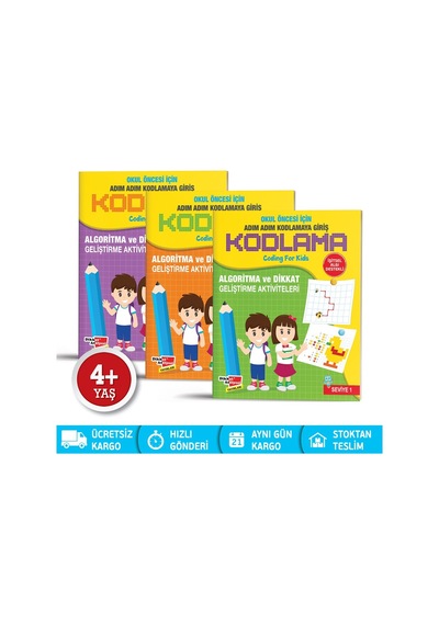 Okul Öncesi Adım Adım Kodlamaya  Giriş