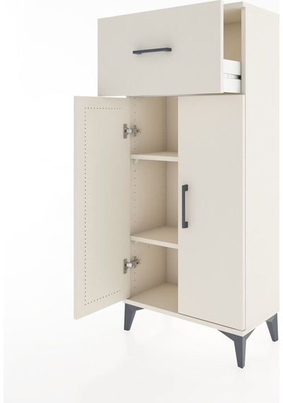 Hyperion Dolap 2 Raflı Tek Çekmeceli 2 Kapaklı 60x44x134 Ayta... Aytaşı