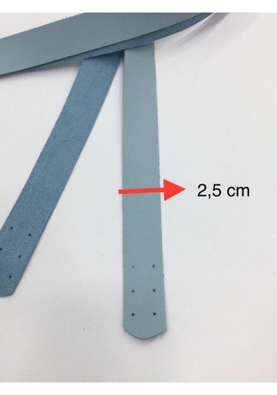 Karantuhafiye Dikmeli Spor Sap / Çanta Sapı / Deri Dikmeli Sap 70 Cm Mavi MAvi