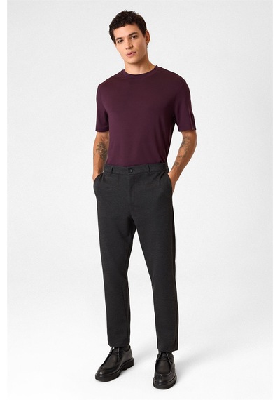 Back And Bond Regular Fit Diagonel Antrasit Jogger Pantolon Çok Renkli