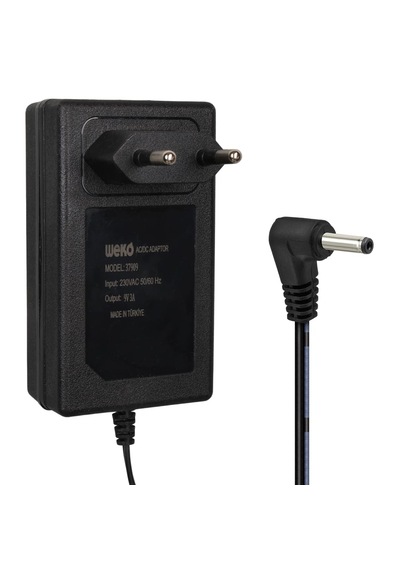 Weko 9 Volt 3 Amper 3.5x1.35mm Soket Şarj Cihazı - Güç Adaptörü