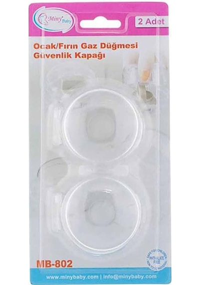 Miny Baby Ocak-Fırın Gaz Düğmesi Güvenlik Kapağı 2'Li