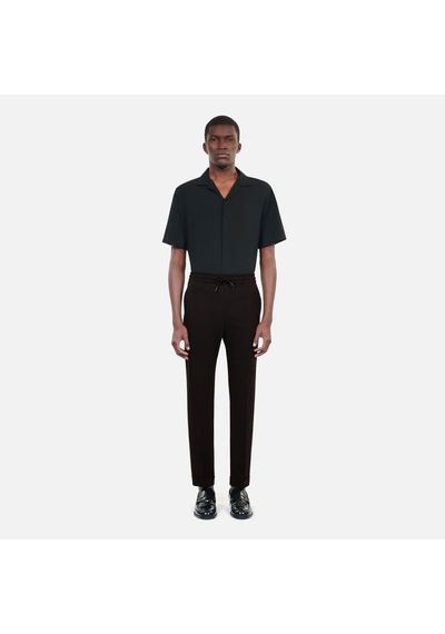 The Kooples Erkek Siyah Yün Karışımlı Pantolonhpan28045k