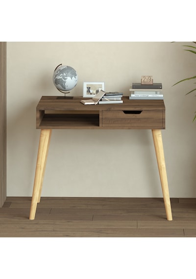 Offer Çalışma Masası, Bilgisayar Masası, Çekmeceli Kilim, Ahşap Ayak, Ev-ofis - Kahverengi Kahverengi Offer Çalışma Masası, Bilgisayar Masası, Çekmeceli Kilim, Ahşap Ayak, Ev-ofis - Kahverengi Kahverengi